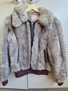 VTG 70s Trego’s Westwear Faux Fur Western Jacket S/M